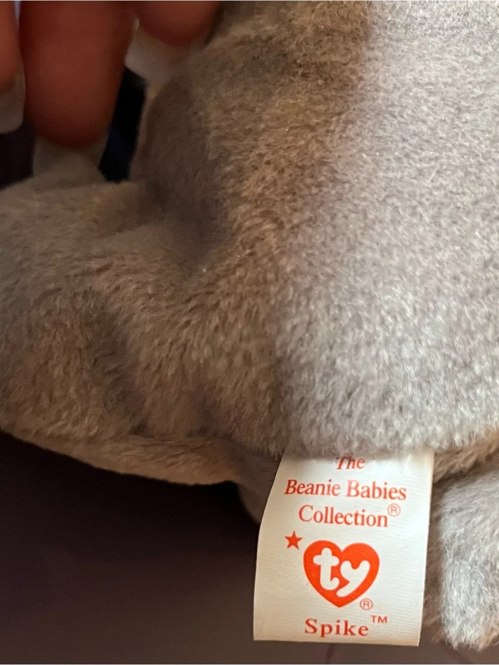 Spike the Rhino Beanie Baby